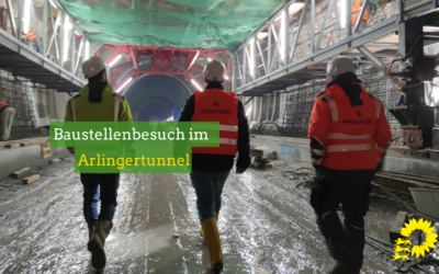 Baustellenbesuch im Arlingertunnel