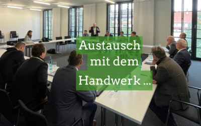 Austausch mit dem Handwerk auf der Landesdelegiertenkonferenz