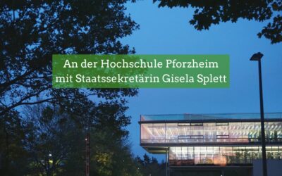 Hochschule Pforzheim mit StS Gisela Splett