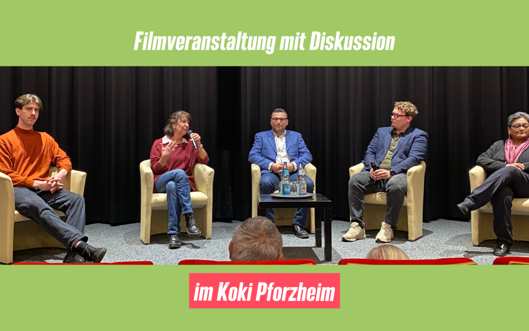 Filmveranstaltung mit Diskussion im Kommunalen Kino Pforzheim