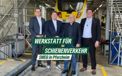 Besuch beim Bahnbetriebswerk der SWEG in Pforzheim