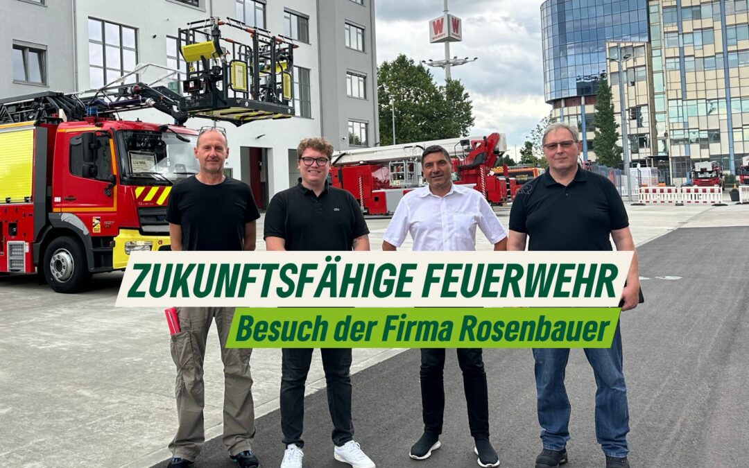 Unternehmensbesuch bei Rosenbauer in Karlsruhe