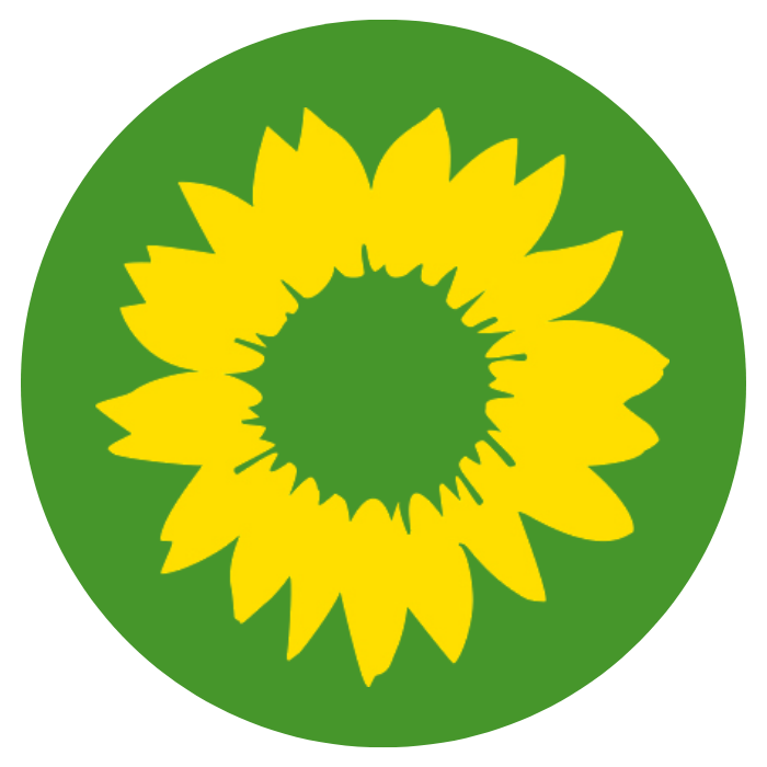 Sonnenblume aus dem Logo von Bündnis 90 / Die Grünen. Link zur Startseite.