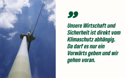 Klimaschutz: kein Schritt zurück